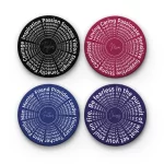 Motivational Words | Round Tile Coasters