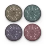 Music Notes | Round Tile Coasters