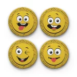Smileys | Round Tile Coasters