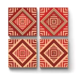 Geometric Creativity v.1 | Square Tile Coasters