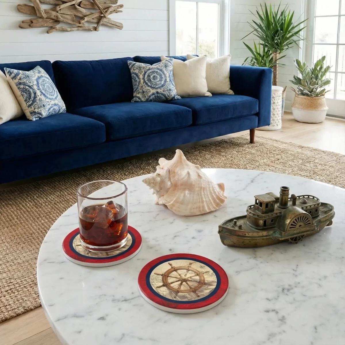 Nautical Collection Two (Round) | Round Tile Coasters - Image 2