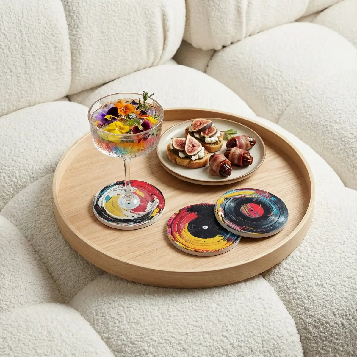 Painted Vinyls | Round Tile Coasters - Image 4