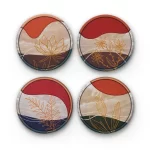 The Minimalist Set | Round Tile Coasters