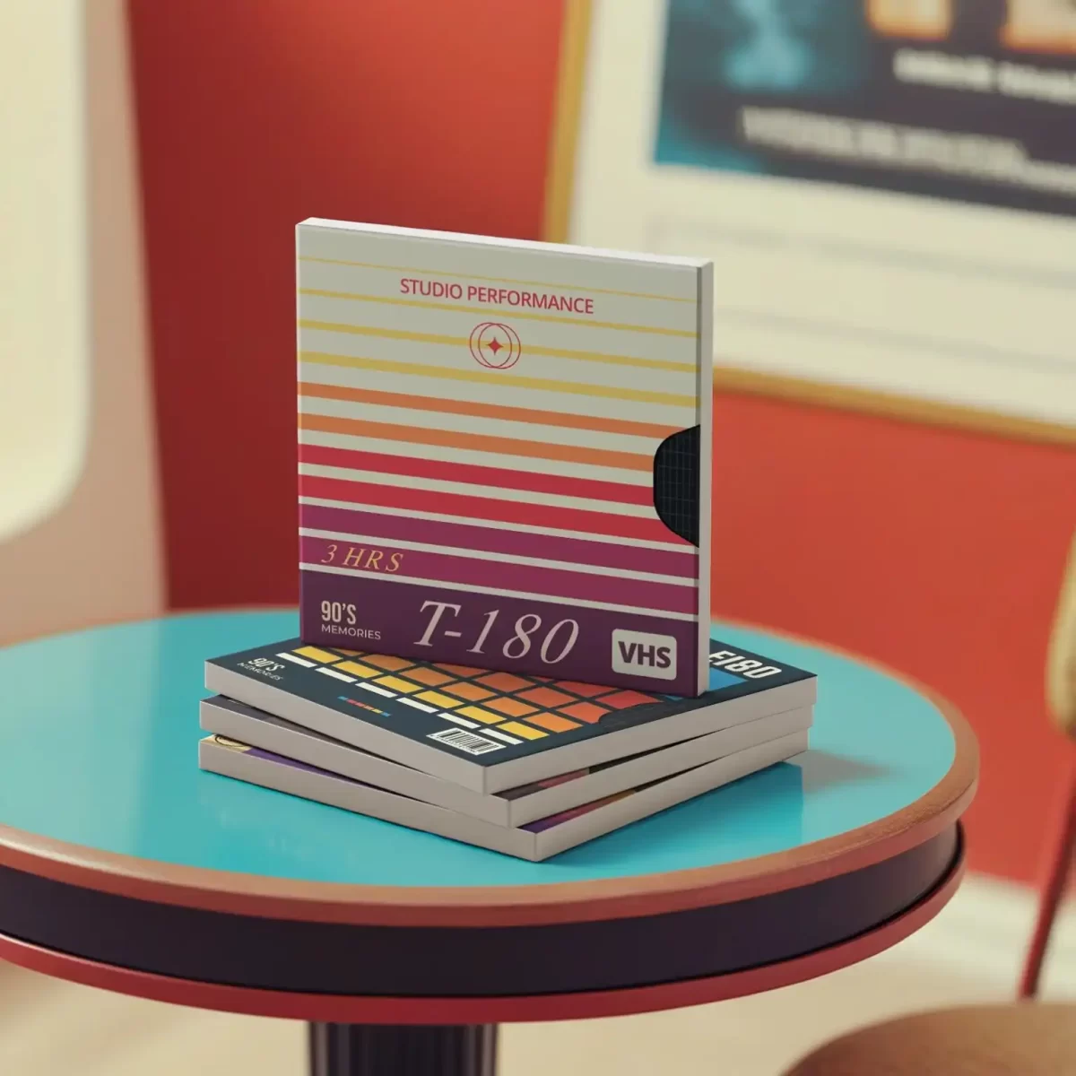 VHS Covers | Square Tile Coasters - Image 2