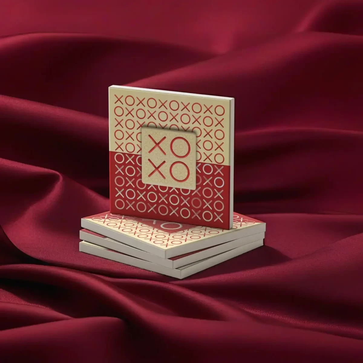 XOXO | Square Tile Coasters - Image 2