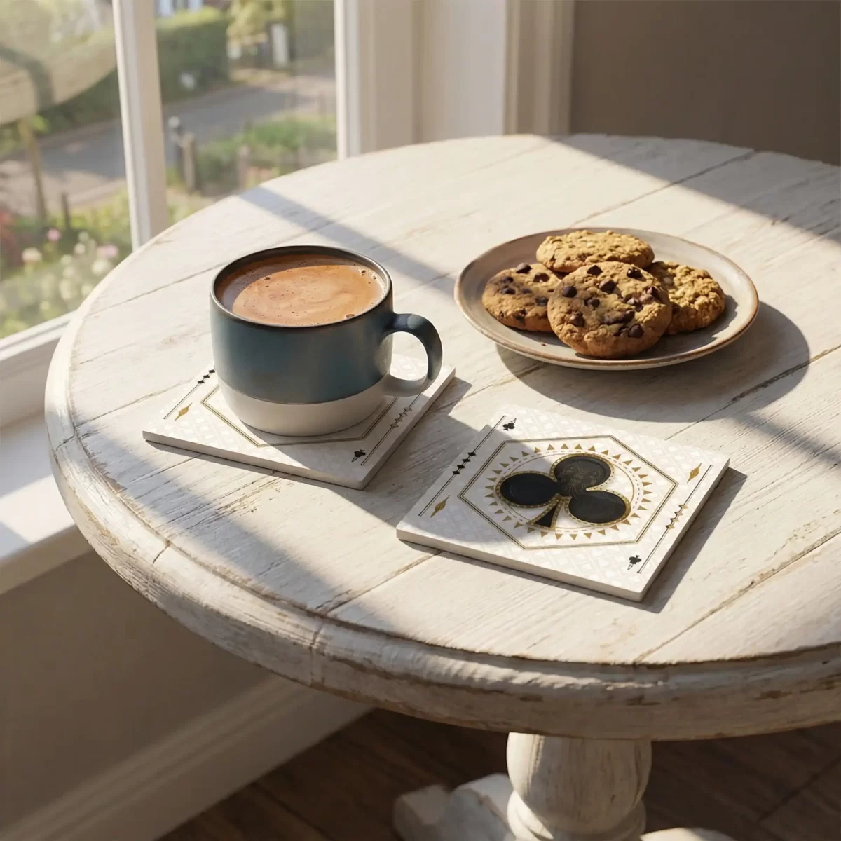 Casino Cards | Square Tile Coasters - Image 2