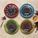 Speedometer | Round Tile Coasters